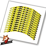 Mountain Bicycle Wheels MTB Rim Decal Stickers for MAVIC CROSSRIDE